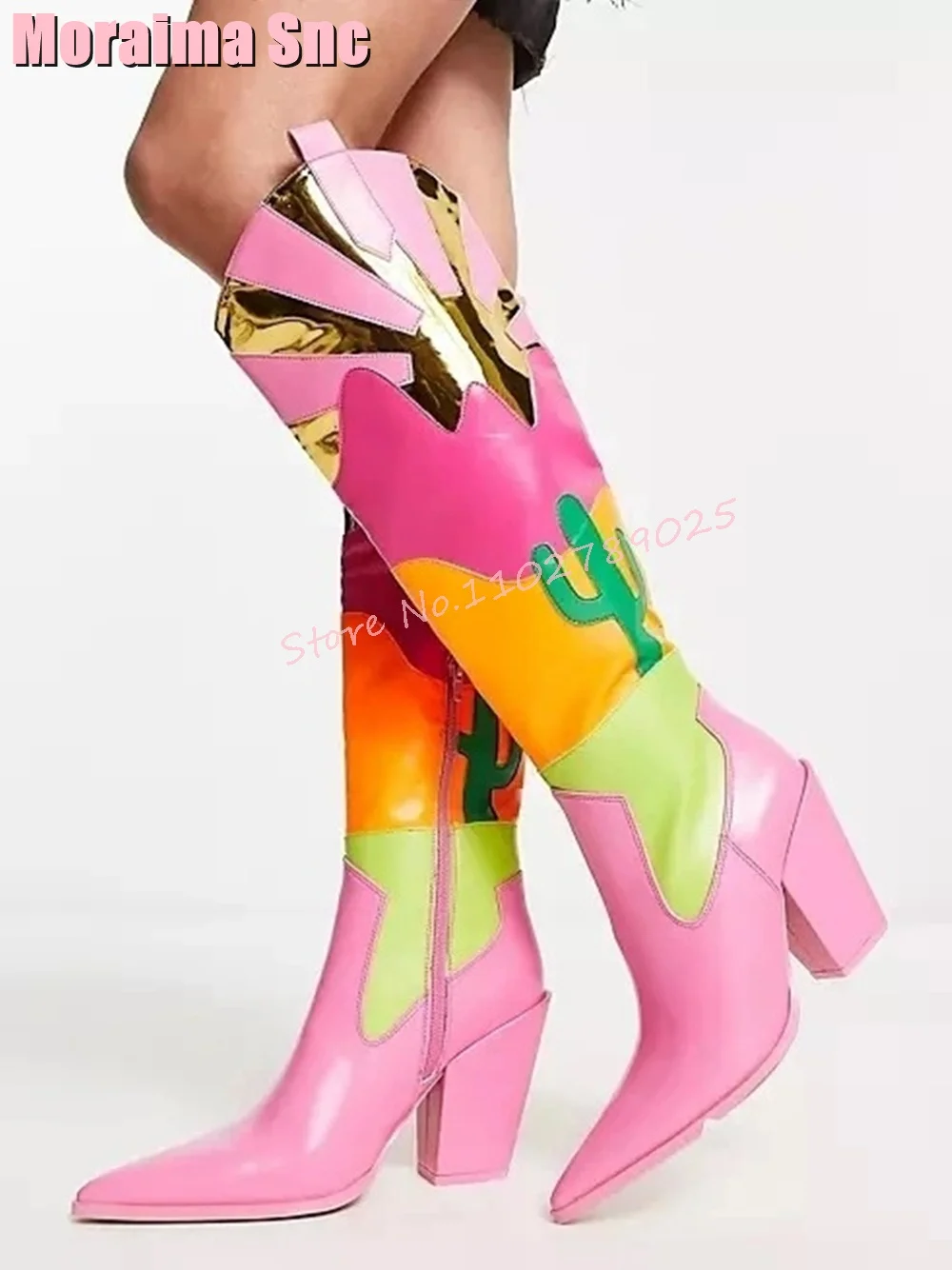 Ethnic Fashion Runway - 2025 Mode Gemengde Kleuren Vrouwen Stiksels