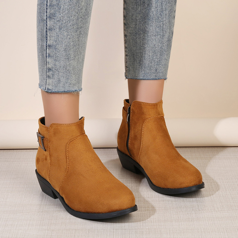 Ethnic Styling Tips - Herfst/Winter Dames vierkante hak puntige neus