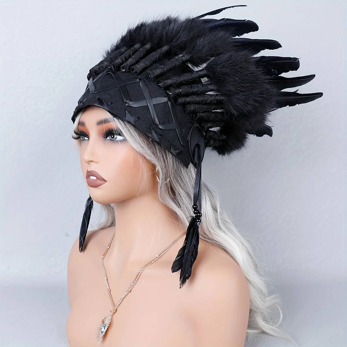 Ethnic Fashion Runway - Y2K-stijl hoofdband haarband voor toneelvoorstelling fotografie