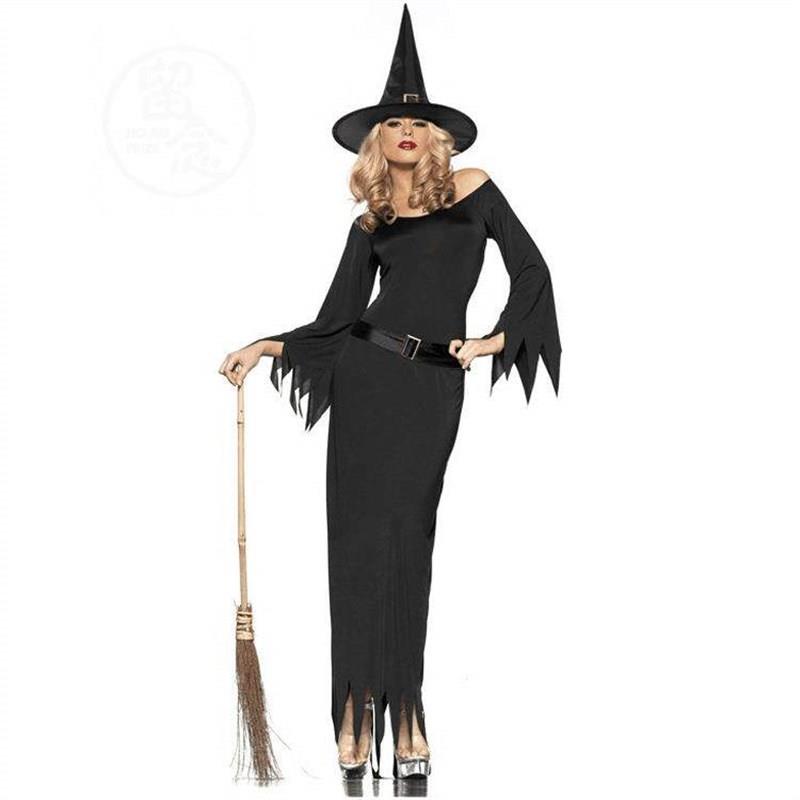 Ethnic Wear Fashion Brand - Halloween Boze Heks Kostuum Cosplay Donkere