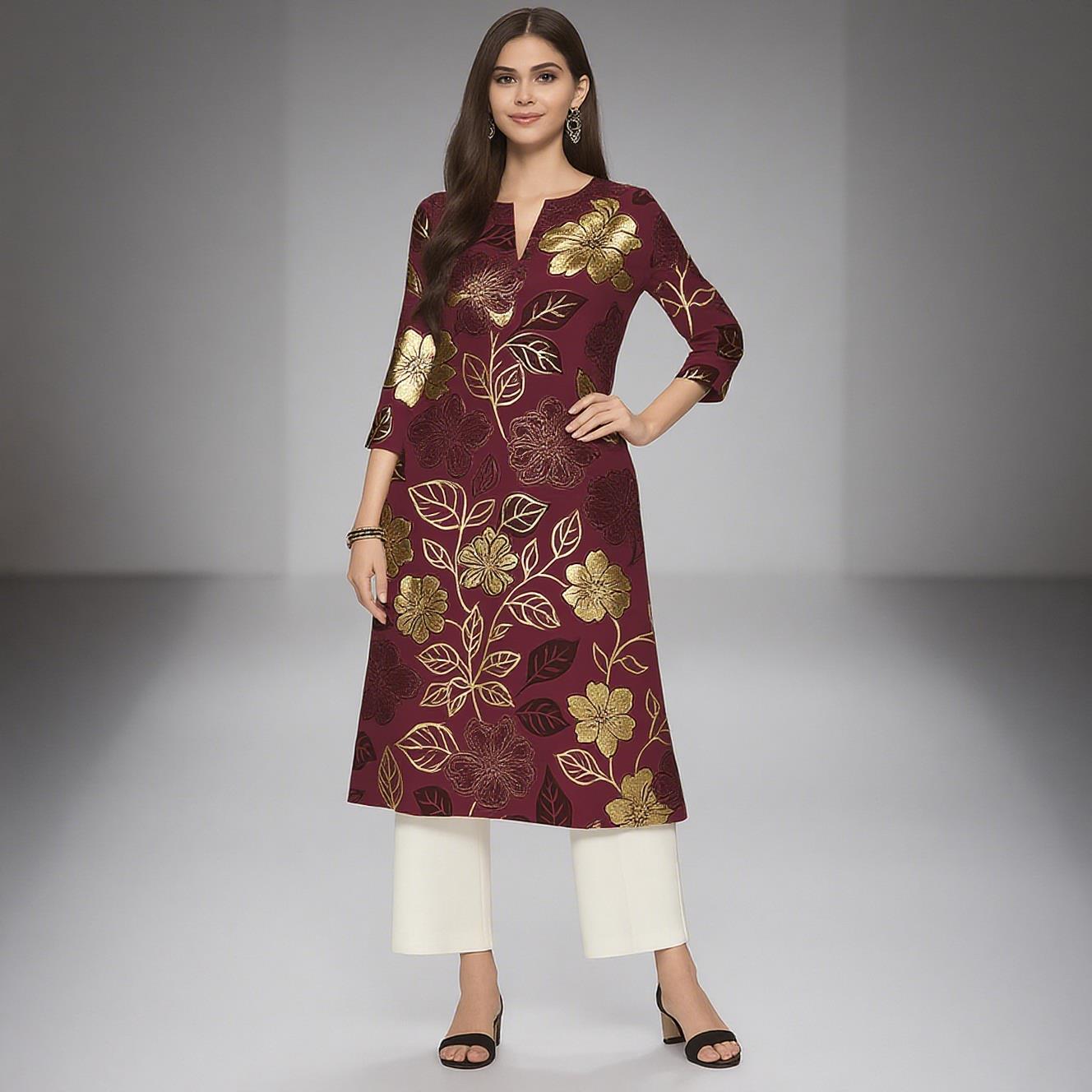 Muslim Women's Kurt Casual Fas - Ethnic Fashion Kurtis recensie en prijs