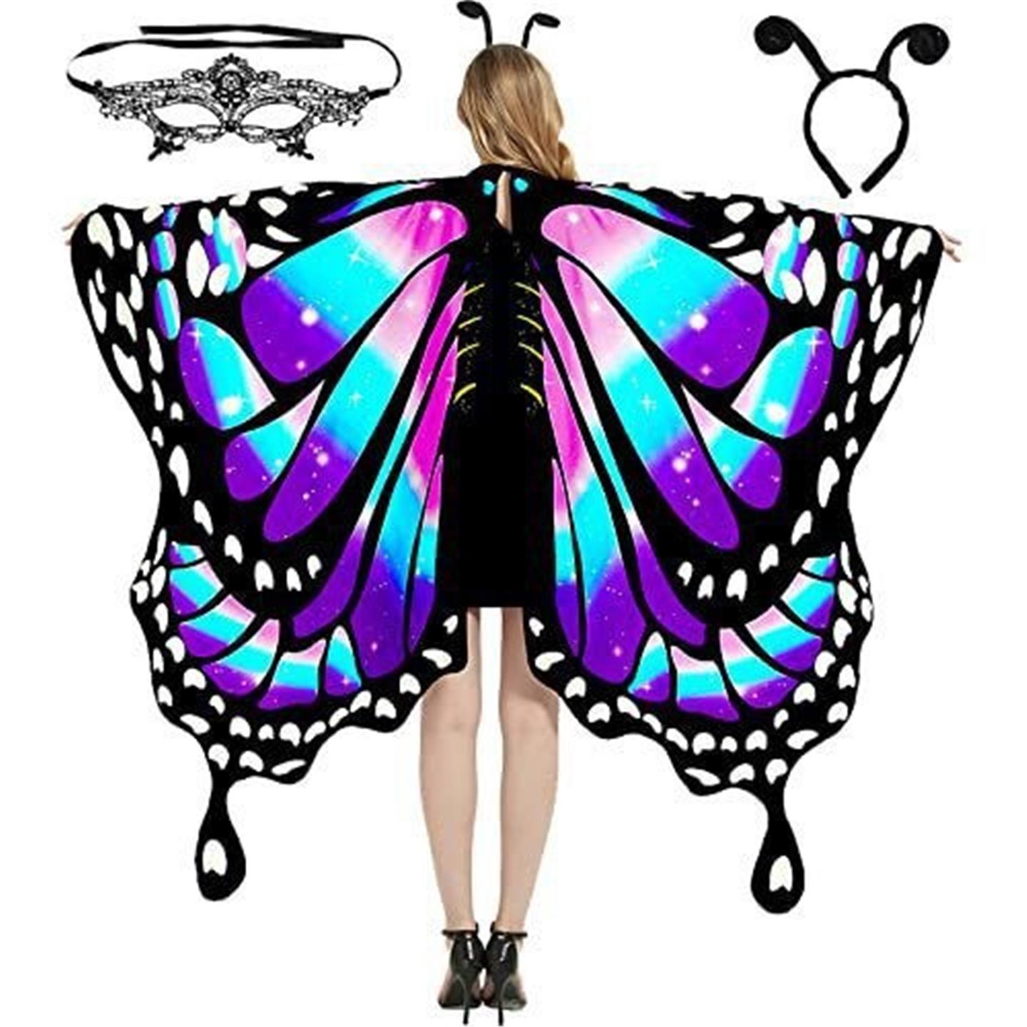Halloween Gradient Cape Kostuu - Ethnic Wear Fashion Brand recensie en prijs