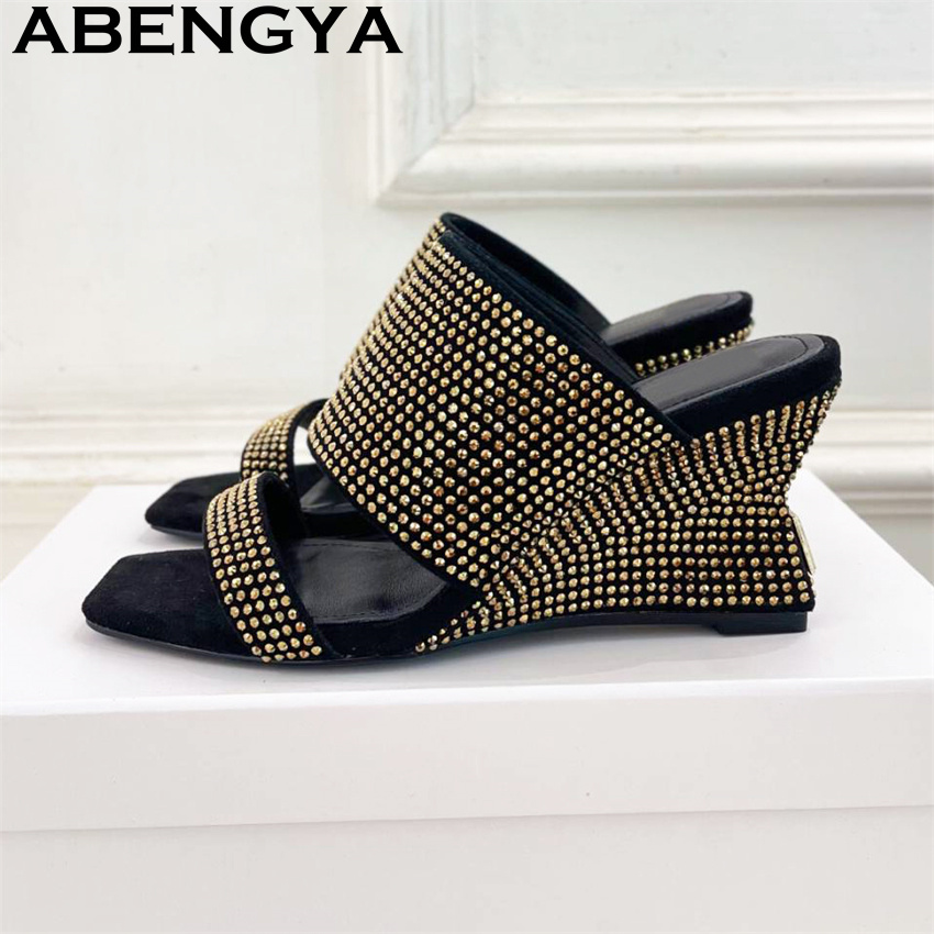 Elegante stijl strass slippers - Ethnic Fashion Week recensie en prijs