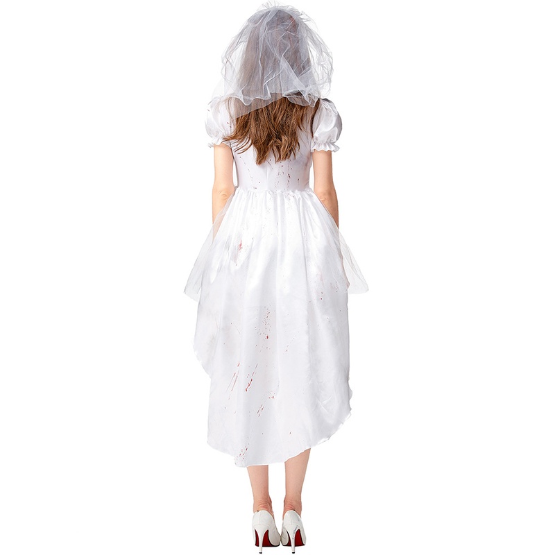 Halloween Witte Spookbruid Kos - Ethnic Wear Fashion Brand recensie en prijs