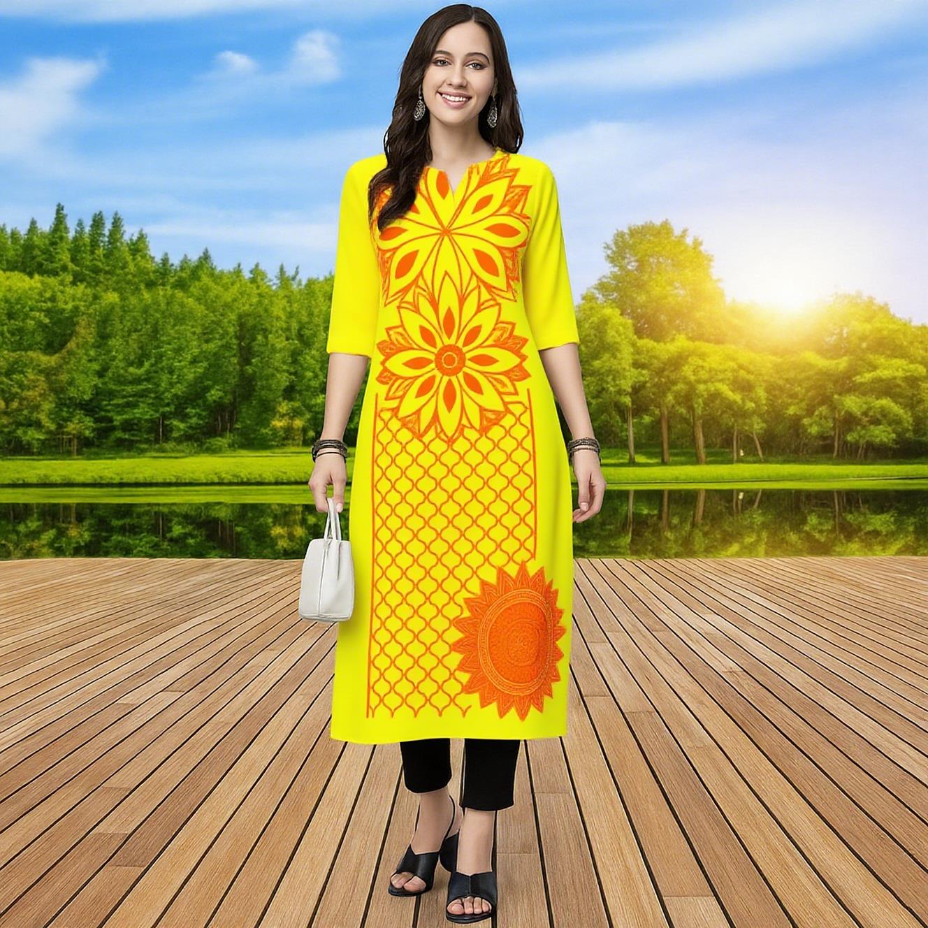 Moslim Kurtta dames modieuze c - Ethnic Fashion Kurtis recensie en prijs