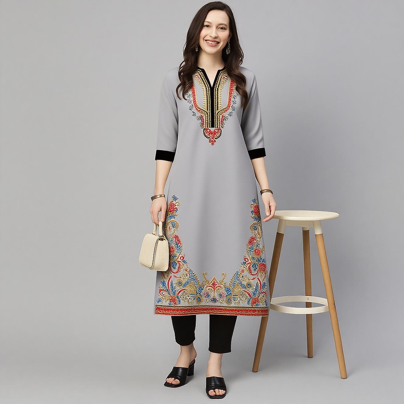 Moslim Kurt dames casual mode  - Ethnic Fashion Kurtis recensie en prijs