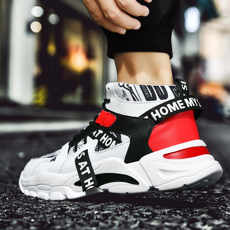 Grote Maat Hoge Top Chunky Man - Ethnic Music For Fashion Show recensie en prijs