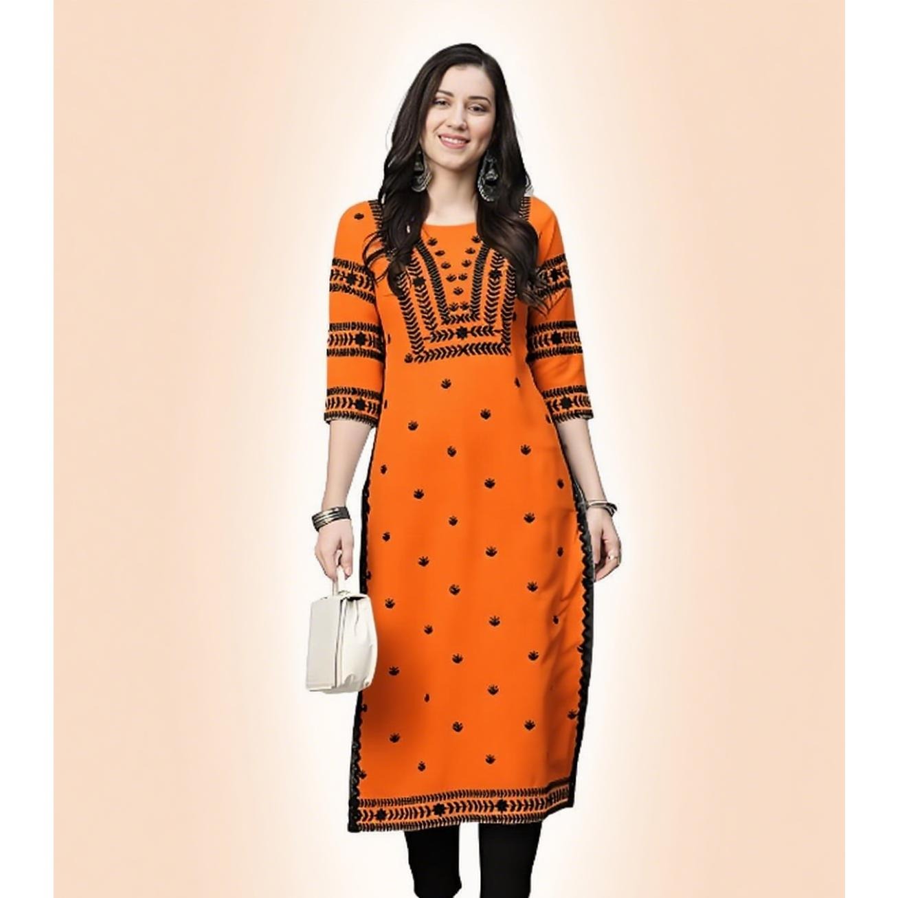 Moslim Kurt Bloemen Damesmode  - Ethnic Fashion Kurtis recensie en prijs