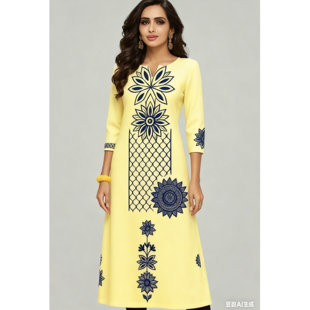 Nationale stijl Dames Kurt Cas - Ethnic Fashion Kurtis recensie en prijs