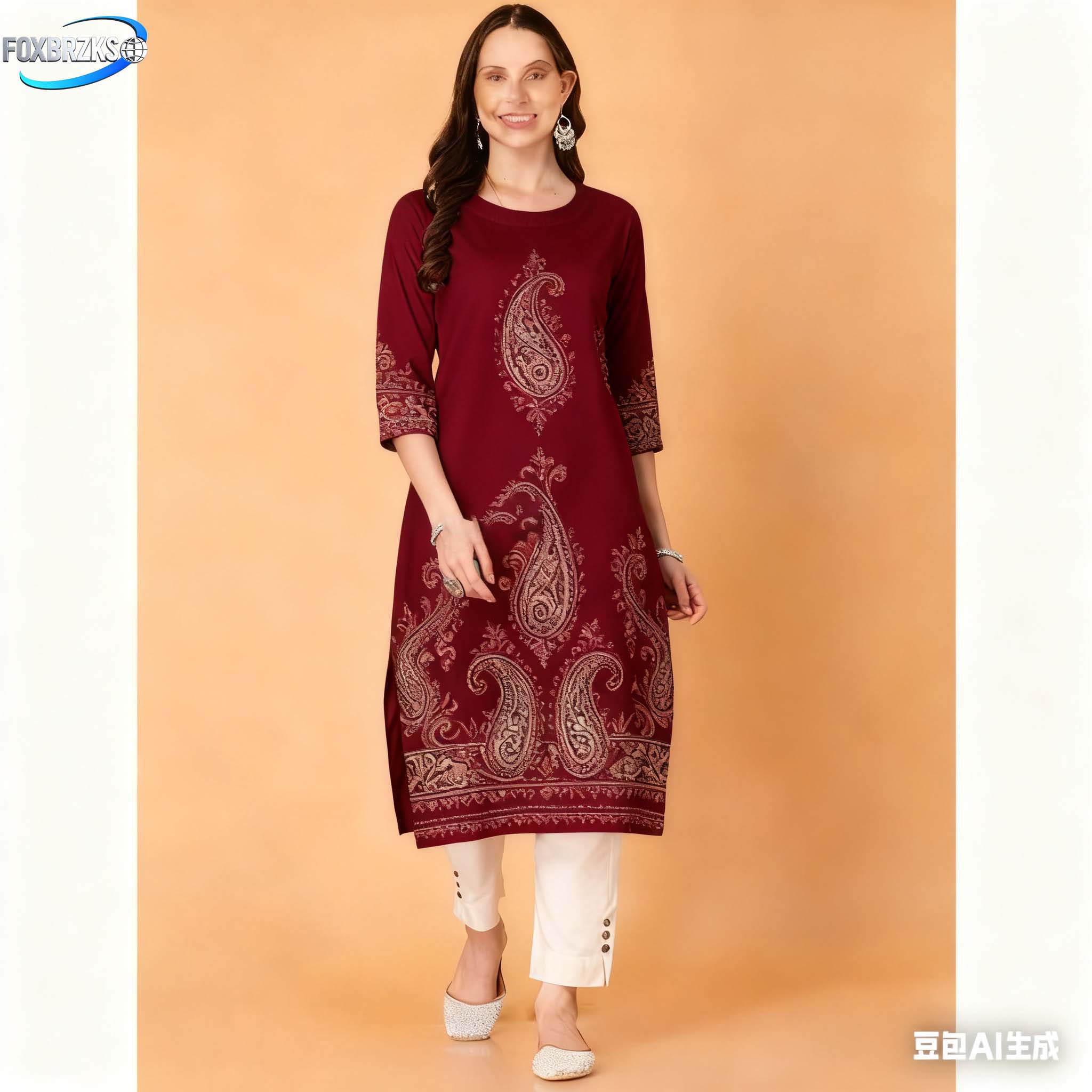 Nationale stijl Kurt Damesmode - Ethnic Fashion Kurtis recensie en prijs